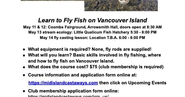 Fly-Fishing on Vancouver Island  Parksville Qualicum Beach Tourism