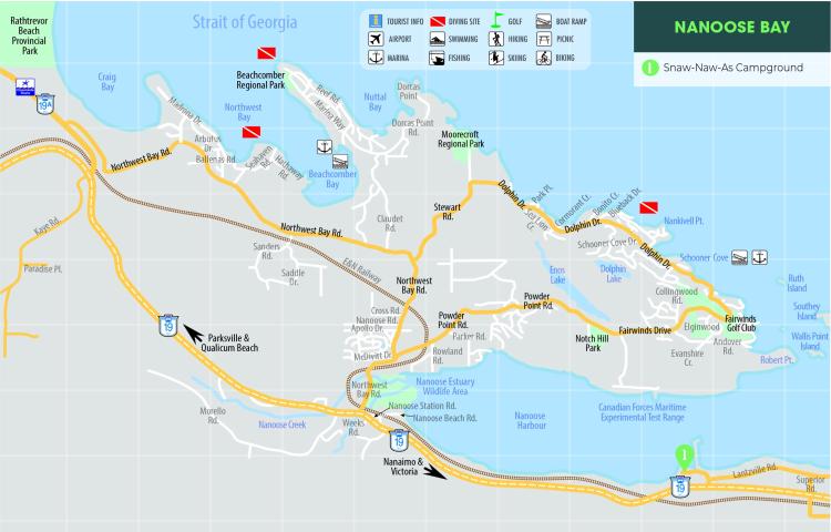 Central Vancouver Island Maps Page - Parksville Maps & Qualicum Beach ...